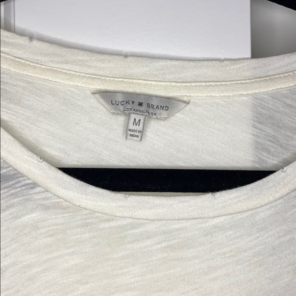 Lucky Brand: embroidered floral tee - Picture 3 of 3